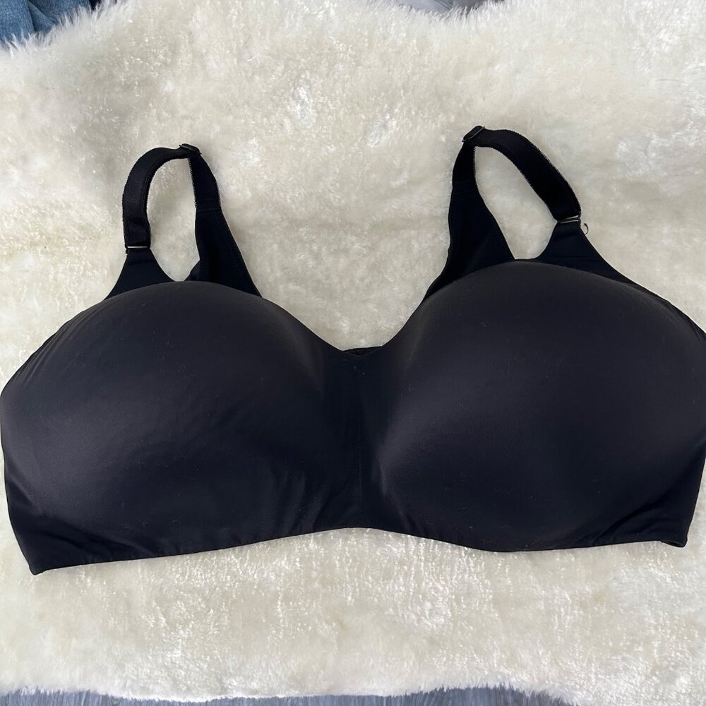 Torrid Curve 360 Back Smoothing Wire Free Lightly Lined Everyday Black 46DDD